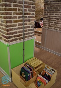 Child-centered library of Koosha House of kids - Sep 2015