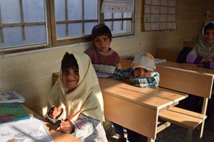 Children in a Book Reading Session - Read with Me in South Khorasan - Jan 2016