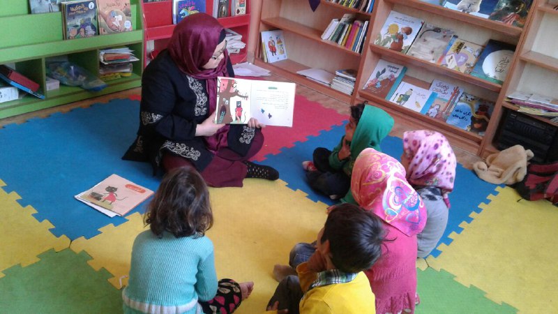 Children in a Book Reading Session - Read with Me in MahmoodAbad
