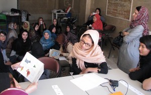 Tutors from Afghanistan in RWM workshops - Read with Me in MahmoudAbad - Sep 2016