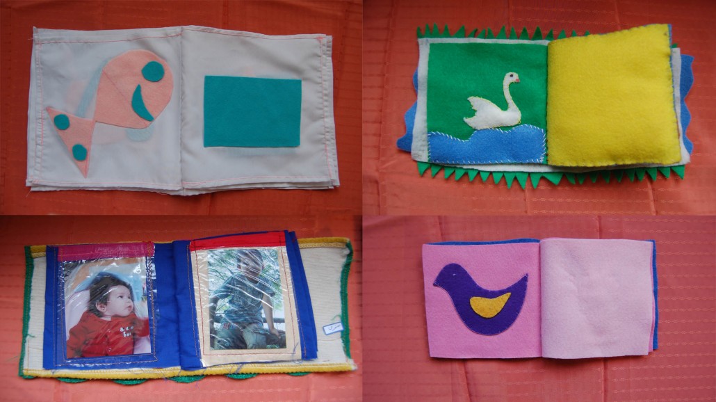 Handmade Books by Mothers in children in the Gathering of the Reading with Babies and Toddlers Program - Read with Me in MahmoudAbad - January 2017