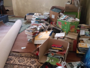 How the library was when RWM group started its work - Read with Me in Qeshm - February 2017