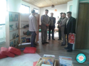 بازدید رئیس اداره آموزش وپرورش معلم کلایه و همراهان از کتابخانه آذر ۹۶