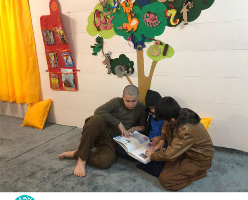 هشتمین کتابخانه کودک‌محور «با من بخوان» گرمابخش زمستان کودکان منطقه زلزله‌زده جوانرود